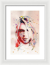 Load image into Gallery viewer, Portrait Of Kurt Cobain - Framed Print