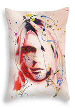 Load image into Gallery viewer, Portrait Of Kurt Cobain - Throw Pillow