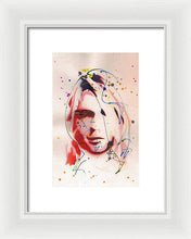 Load image into Gallery viewer, Portrait Of Kurt Cobain - Framed Print