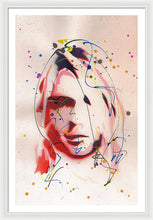 Load image into Gallery viewer, Portrait Of Kurt Cobain - Framed Print