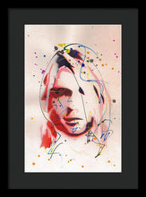 Load image into Gallery viewer, Portrait Of Kurt Cobain - Framed Print