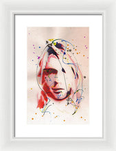 Load image into Gallery viewer, Portrait Of Kurt Cobain - Framed Print
