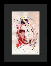 Load image into Gallery viewer, Portrait Of Kurt Cobain - Framed Print