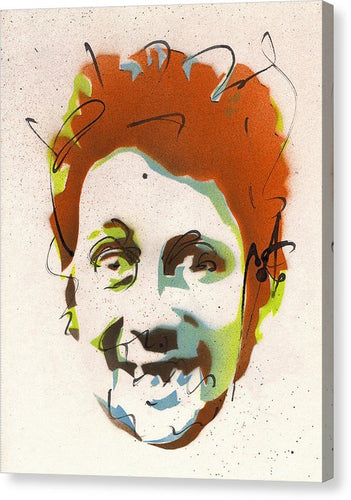 Portrait Of Shane Macgowan - Canvas Print by Ryan Hopkins