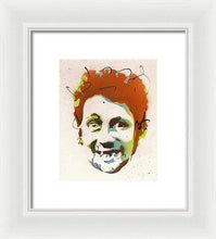 Load image into Gallery viewer, Portrait Of Shane Macgowan - Framed Print by Ryan Hopkins