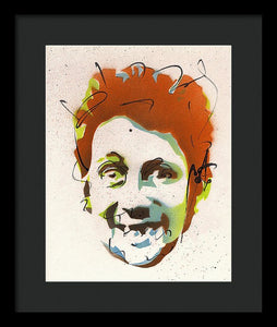 Portrait Of Shane Macgowan - Framed Print by Ryan Hopkins