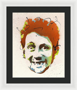 Portrait Of Shane Macgowan - Framed Print by Ryan Hopkins