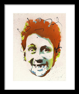 Portrait Of Shane Macgowan - Framed Print by Ryan Hopkins