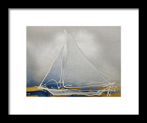 Skipjack I - Framed Print by Ryan Hopkins