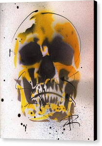 Skull IX - Canvas Print by Ryan Hopkins