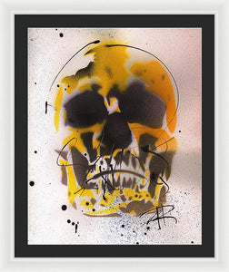 Skull IX - Framed Print by Ryan Hopkins