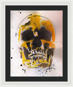 Skull IX - Framed Print by Ryan Hopkins