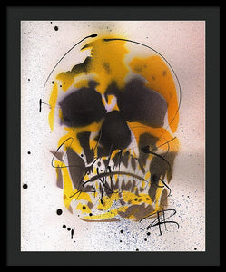 Skull IX - Framed Print by Ryan Hopkins