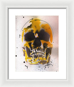 Skull IX - Framed Print by Ryan Hopkins