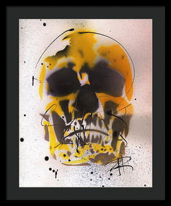 Skull IX - Framed Print by Ryan Hopkins