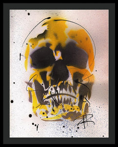 Skull IX - Framed Print by Ryan Hopkins