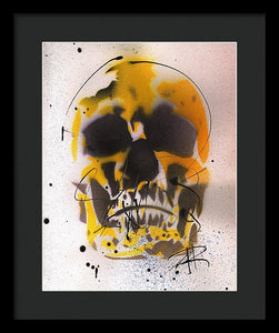 Skull IX - Framed Print by Ryan Hopkins