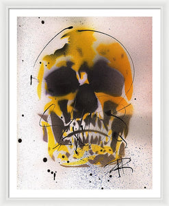 Skull IX - Framed Print by Ryan Hopkins