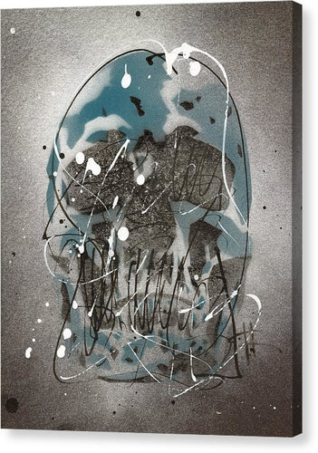 Skull I - Canvas Print by Ryan Hopkins