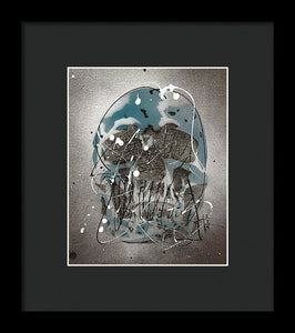 Skull I - Framed Print by Ryan Hopkins