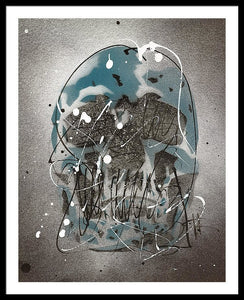 Skull I - Framed Print by Ryan Hopkins