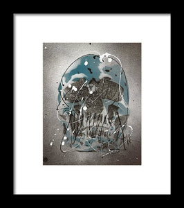 Skull I - Framed Print by Ryan Hopkins