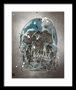 Skull I - Framed Print by Ryan Hopkins