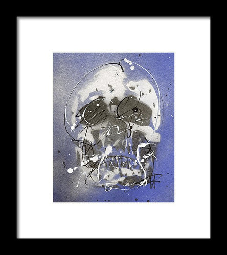 Skull VII - Framed Print by Ryan Hopkins