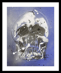 Skull VII - Framed Print by Ryan Hopkins