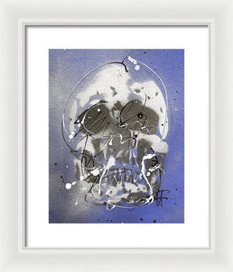 Skull VII - Framed Print by Ryan Hopkins