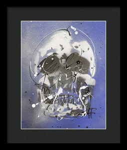 Skull VII - Framed Print by Ryan Hopkins