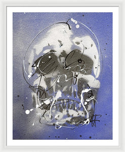 Skull VII - Framed Print by Ryan Hopkins