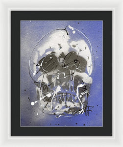 Skull VII - Framed Print by Ryan Hopkins