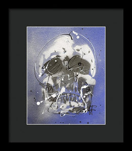 Skull VII - Framed Print by Ryan Hopkins