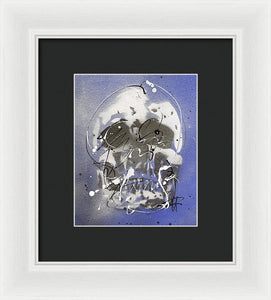 Skull VII - Framed Print by Ryan Hopkins