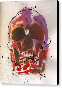 Skull X - Canvas Print by Ryan Hopkins