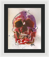 Load image into Gallery viewer, Skull X - Framed Print by Ryan Hopkins