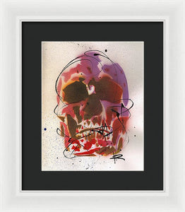 Skull X - Framed Print by Ryan Hopkins