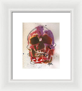 Skull X - Framed Print by Ryan Hopkins