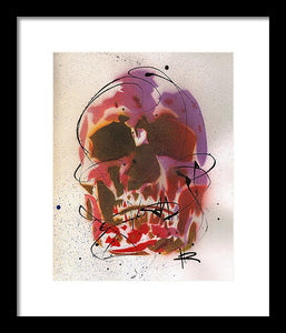 Skull X - Framed Print by Ryan Hopkins