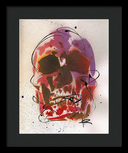 Skull X - Framed Print by Ryan Hopkins