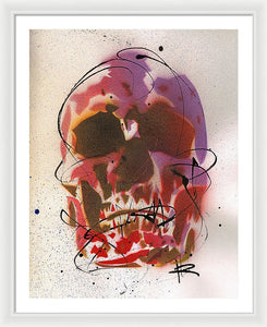 Skull X - Framed Print by Ryan Hopkins