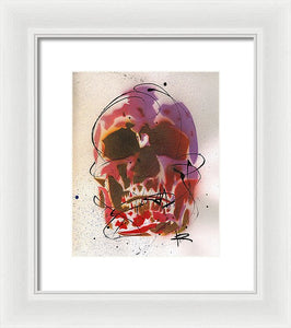 Skull X - Framed Print by Ryan Hopkins