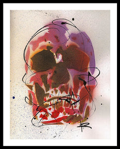 Skull X - Framed Print by Ryan Hopkins