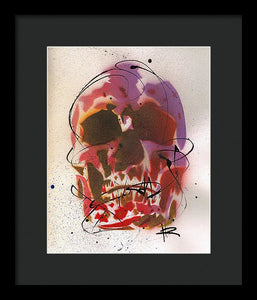 Skull X - Framed Print by Ryan Hopkins