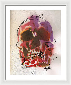 Skull X - Framed Print by Ryan Hopkins