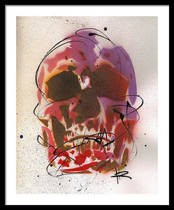 Skull X - Framed Print by Ryan Hopkins