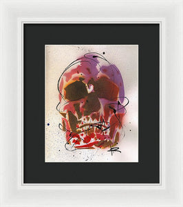 Skull X - Framed Print by Ryan Hopkins