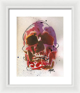 Skull X - Framed Print by Ryan Hopkins