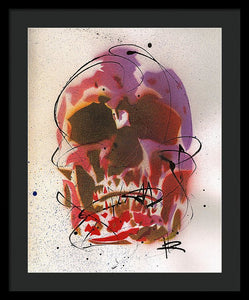 Skull X - Framed Print by Ryan Hopkins